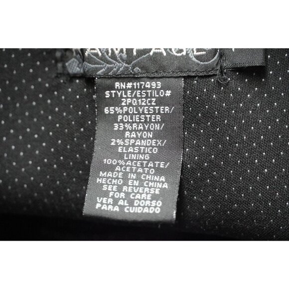 Y2K Rampage Skirt Size 7 Black White Polka Dots High Waisted Form Fitting Pencil - Picture 8 of 8